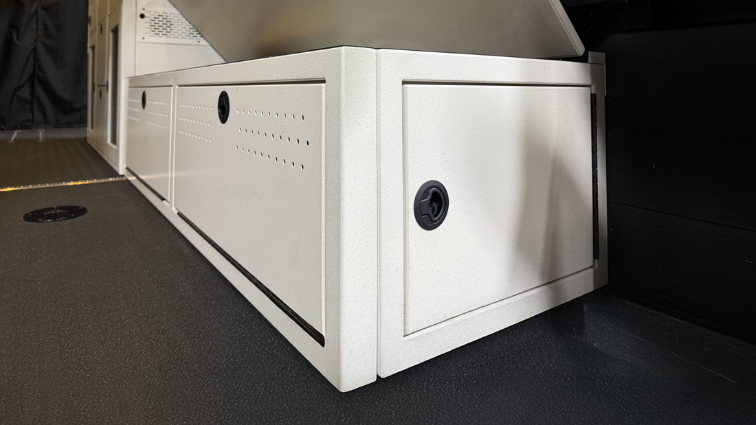 Aluminum Van Lower Cabinet - Van Wife Components