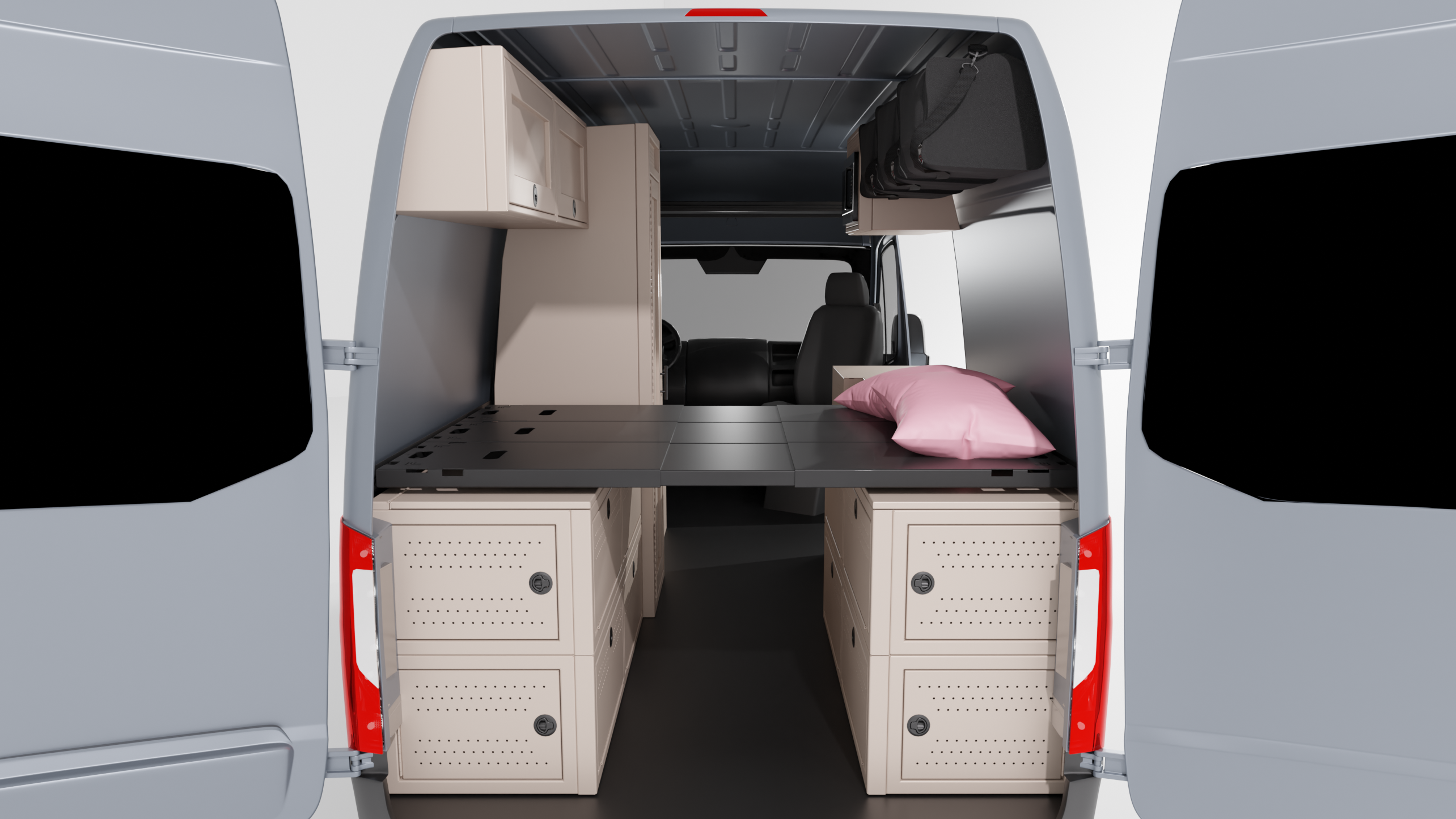 Minimalist Galley, Maximum Garage Gear-Hauler