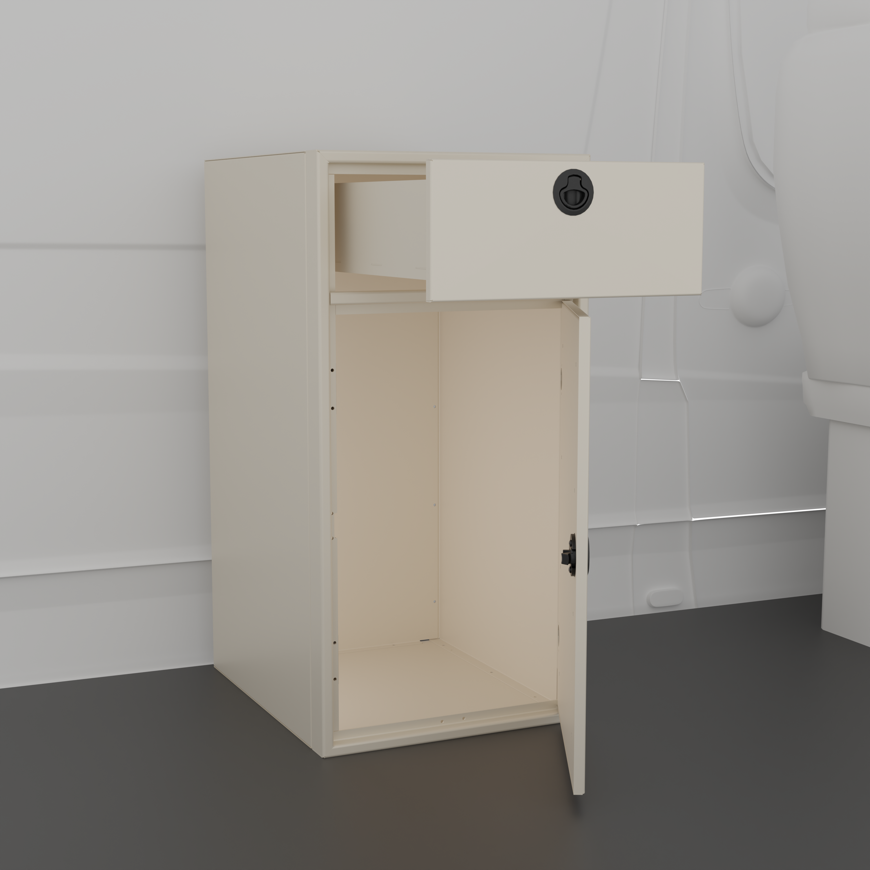 18" Base One Door and One Drawer