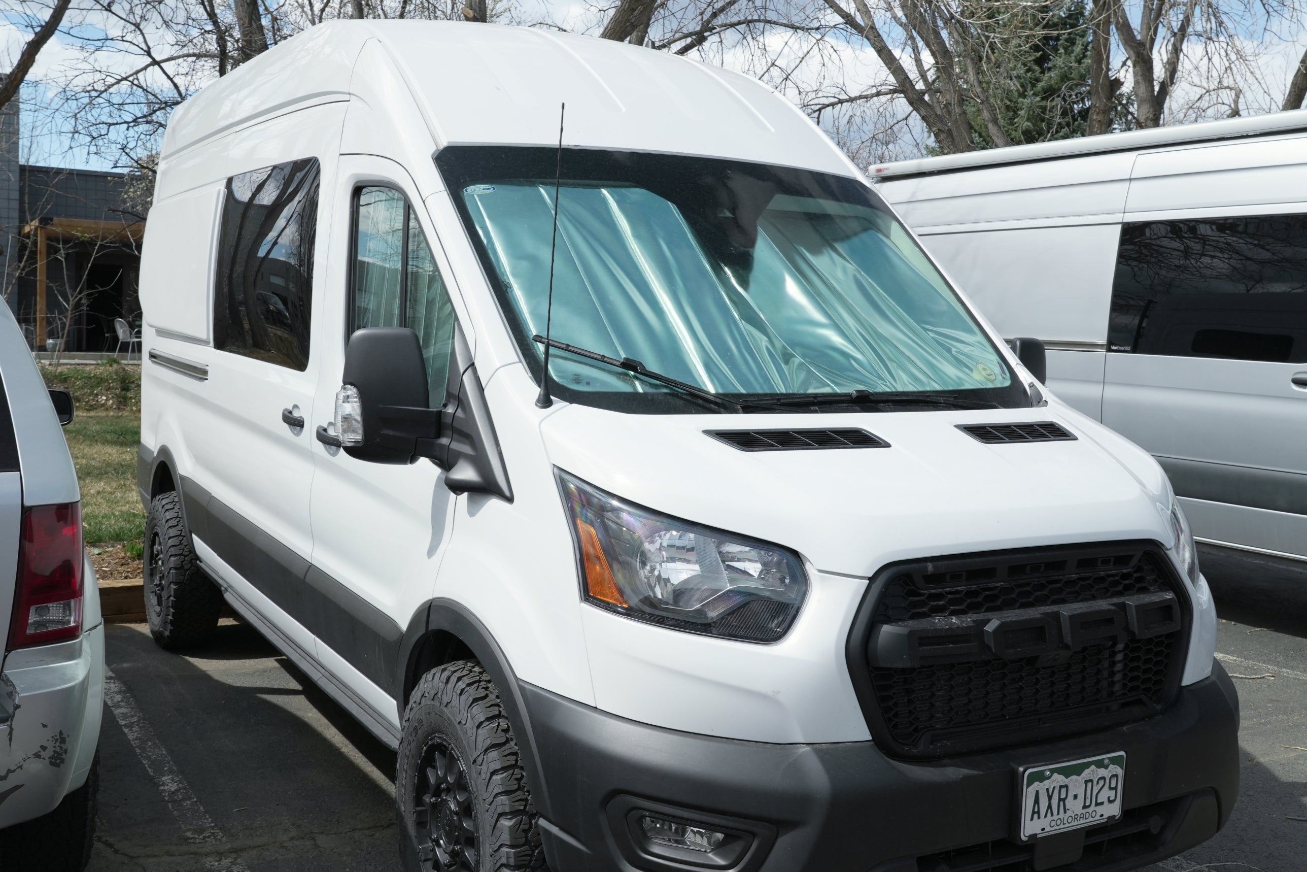 Ford Transit Reflective Front Windshield Cover