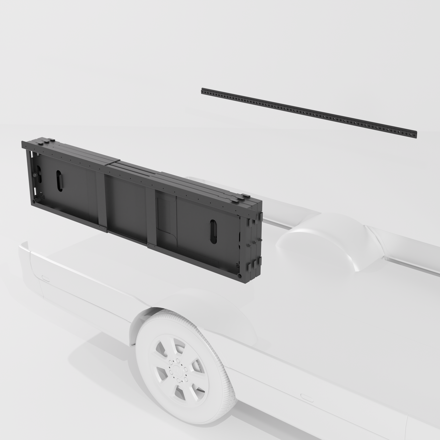 3 Panel Platform Bed