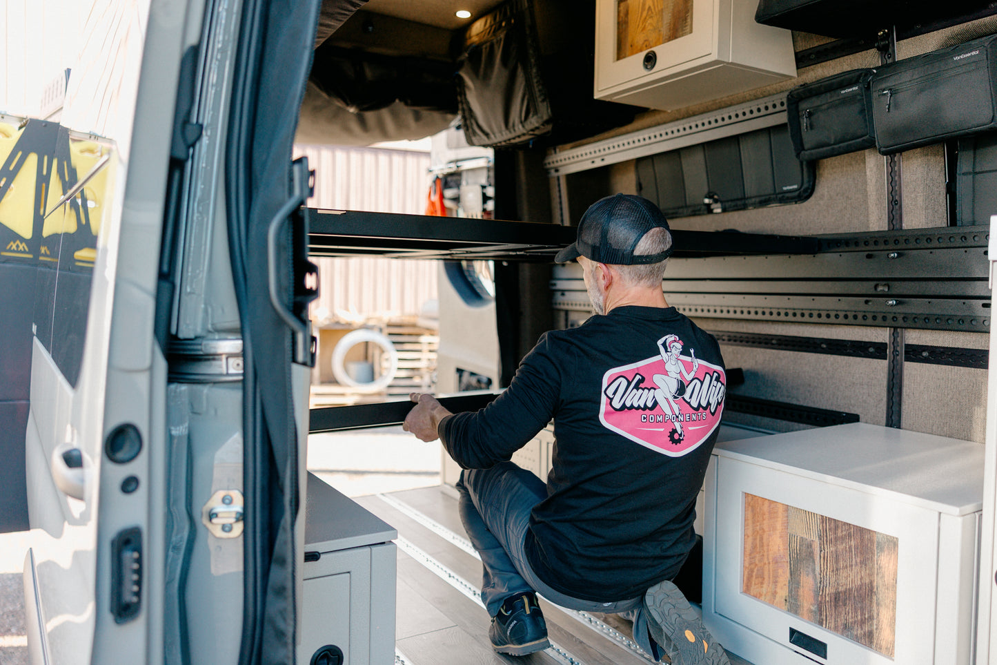 75" Double Bed Rail with Base Channel System