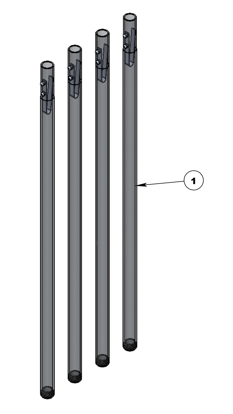 Table Legs for Bed System