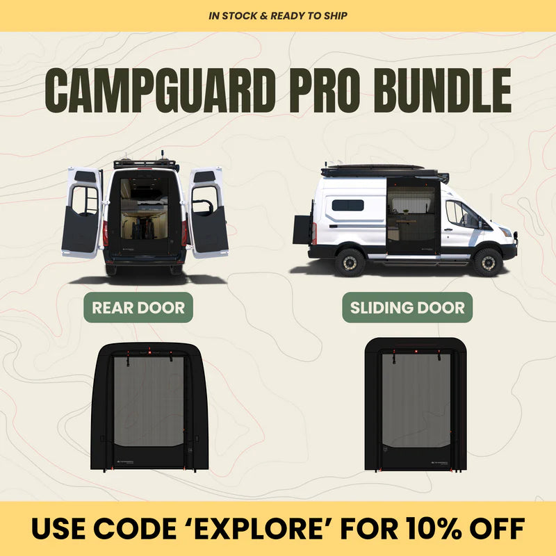 Ford Transit CampGuard Pro Bug Screen