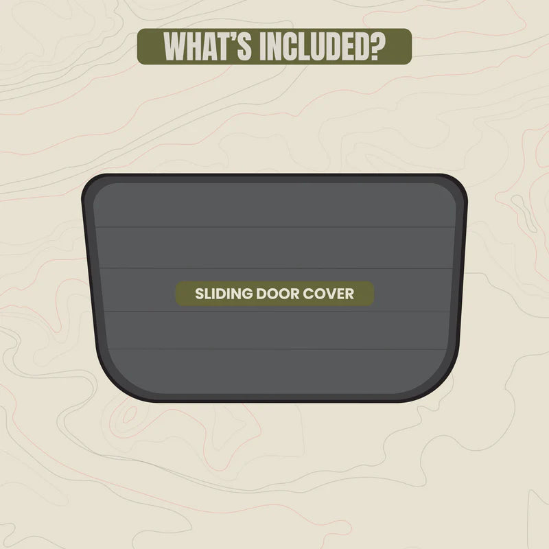 Promaster Sliding Door Window Cover