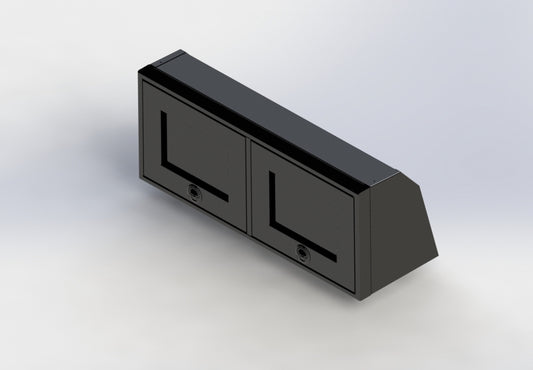 36" Aluminum Upper Van Cabinet | Van Wife Components
