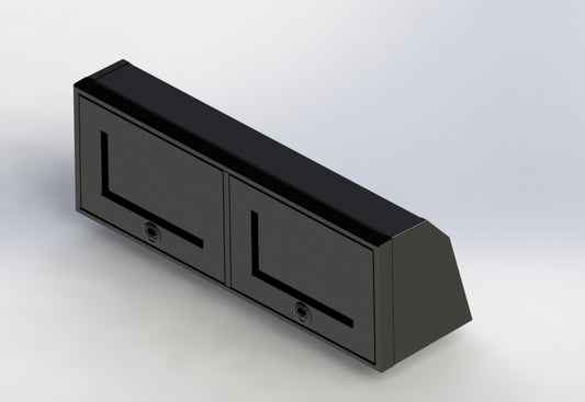42" Aluminum Upper Van Cabinet | Van Wife Components