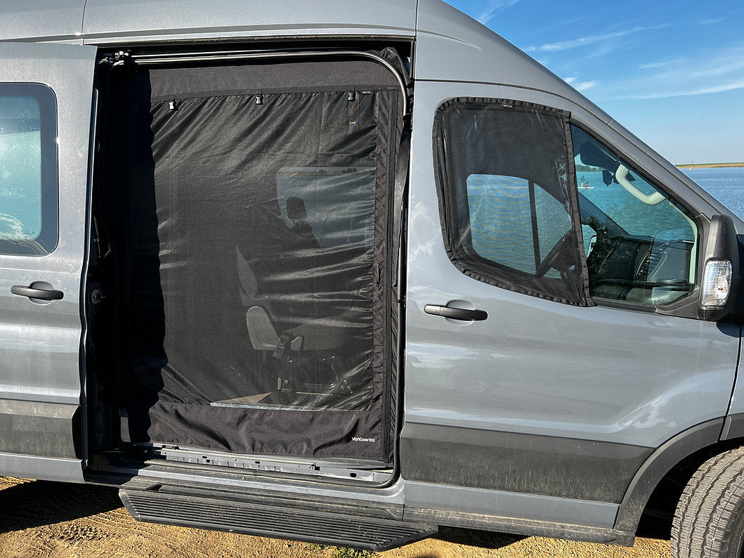 Ford Transit Sliding Door Bug Screen – Van Wife Components