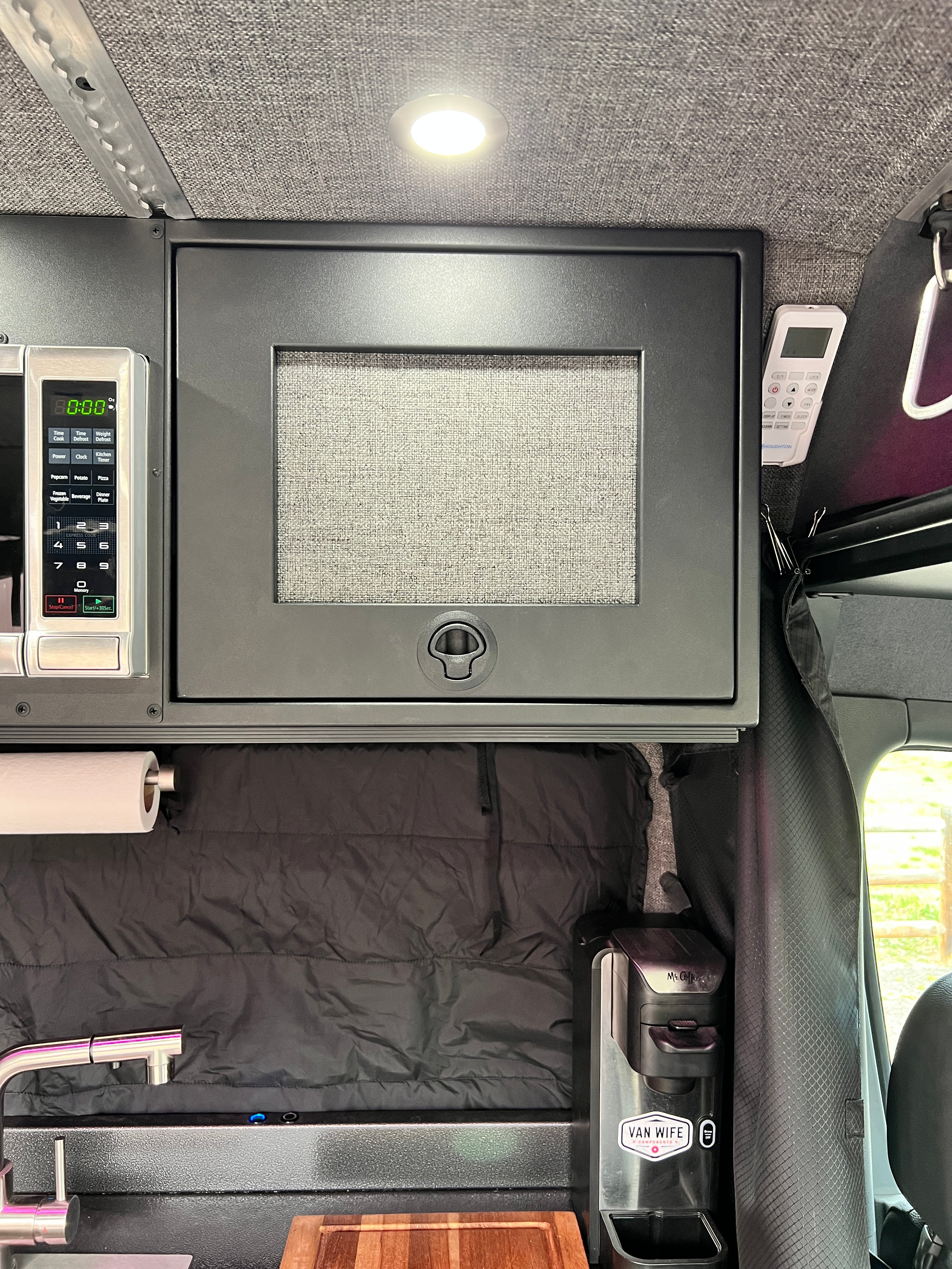21" Aluminum Upper Van Cabinet | Van Wife Components