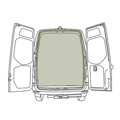 Mercedes Sprinter Bug Screen - Rear Door