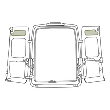 Load image into Gallery viewer, Ford Transit Upper Rear Door Storage Panels (Pair)
