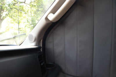Ford Transit Stealth Front Door Window Covers (Pair)