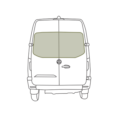 Mercedes Sprinter Stealth Rear Door Window Covers (Pair)