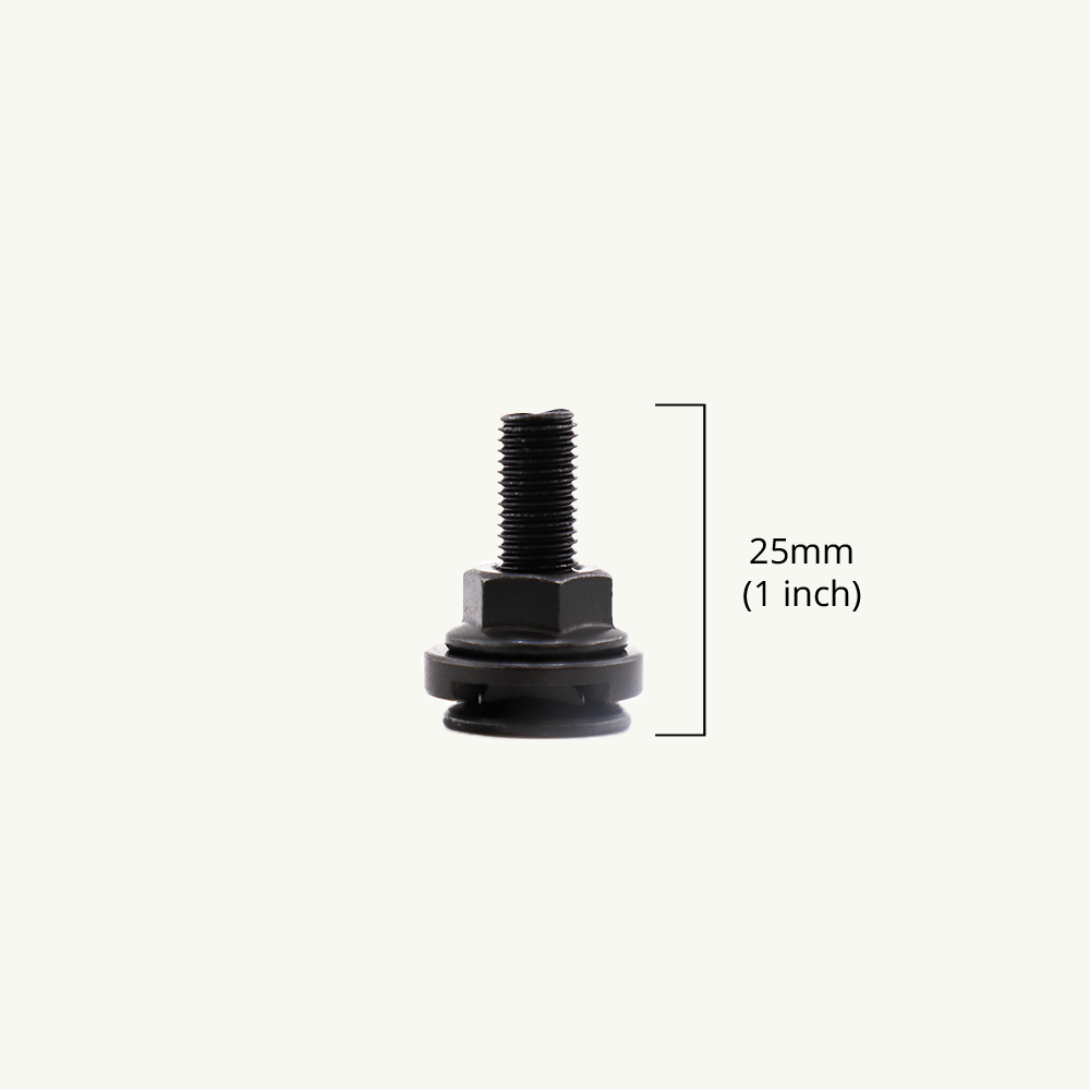 Venture L-Track M8 Single Stud Bolts - 1 inch (25mm)