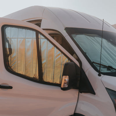 Ford Transit Reflective Front Door Window Covers (Pair)