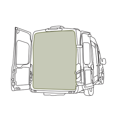 Ford Transit Bug Screen - Rear Door