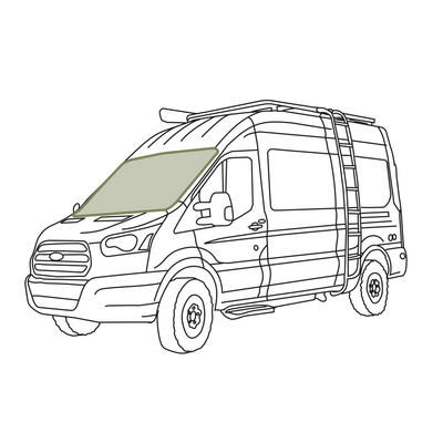Ford Transit Stealth Front Windshield Cover