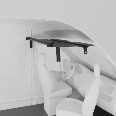 2019+ Sprinter Headliner Shelf with Curtain Rod