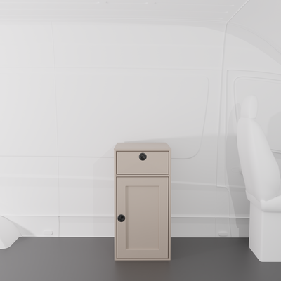 18" Base One Door and One Drawer