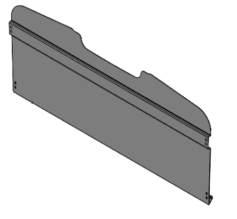 CAVans 2019+ Sprinter Headliner Shelf No Curtain Rod