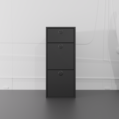 15" Three Drawer Base Cabinet - 15" x 22" x 36”