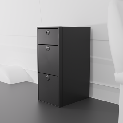 15" Three Drawer Base Cabinet - 15" x 22" x 36”
