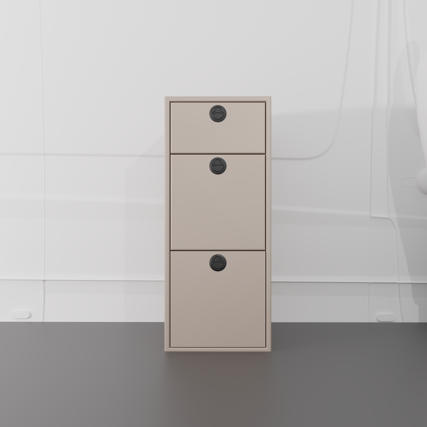 15" Three Drawer Base Cabinet - 15" x 22" x 36”
