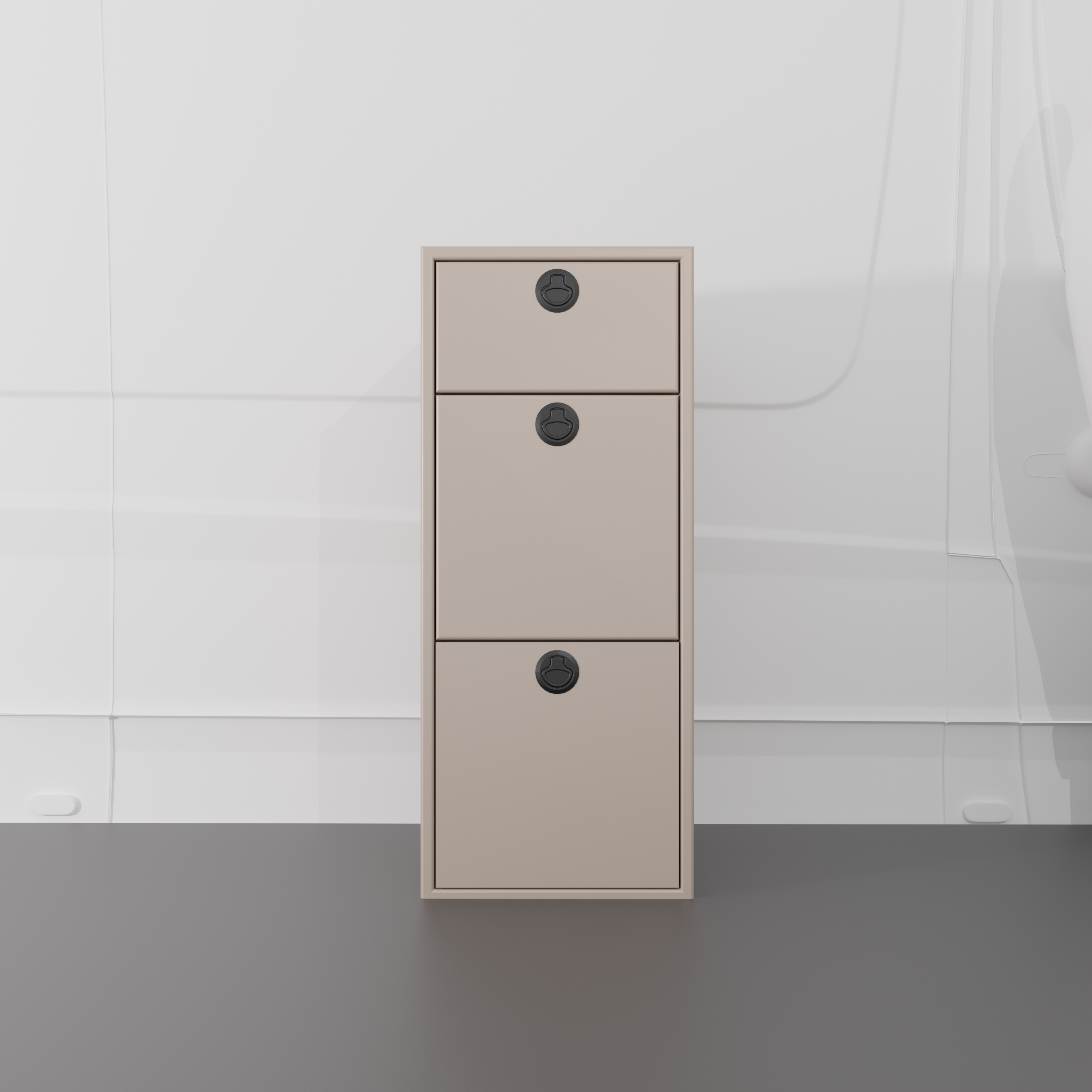 15" Three Drawer Base Cabinet - 15" x 22" x 36”