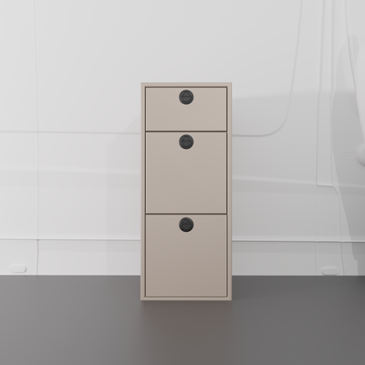 15" Three Drawer Base Cabinet - 15" x 22" x 36”