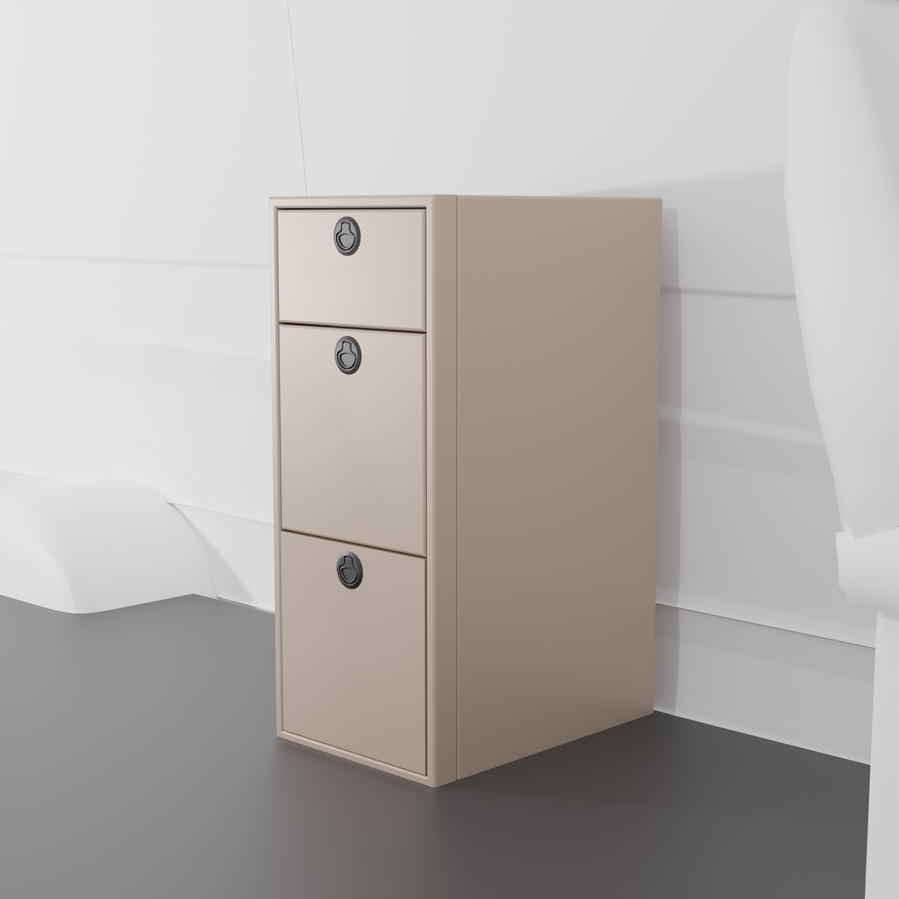 15" Three Drawer Base Cabinet - 15" x 22" x 36”