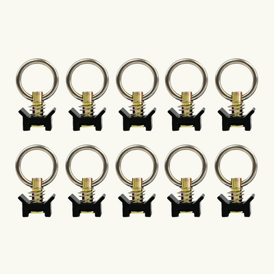 Venture L-Track Adjustable Tie Down Ring (10 Pack)