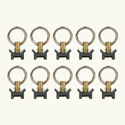 Venture L-Track Adjustable Tie Down Ring (10 Pack)