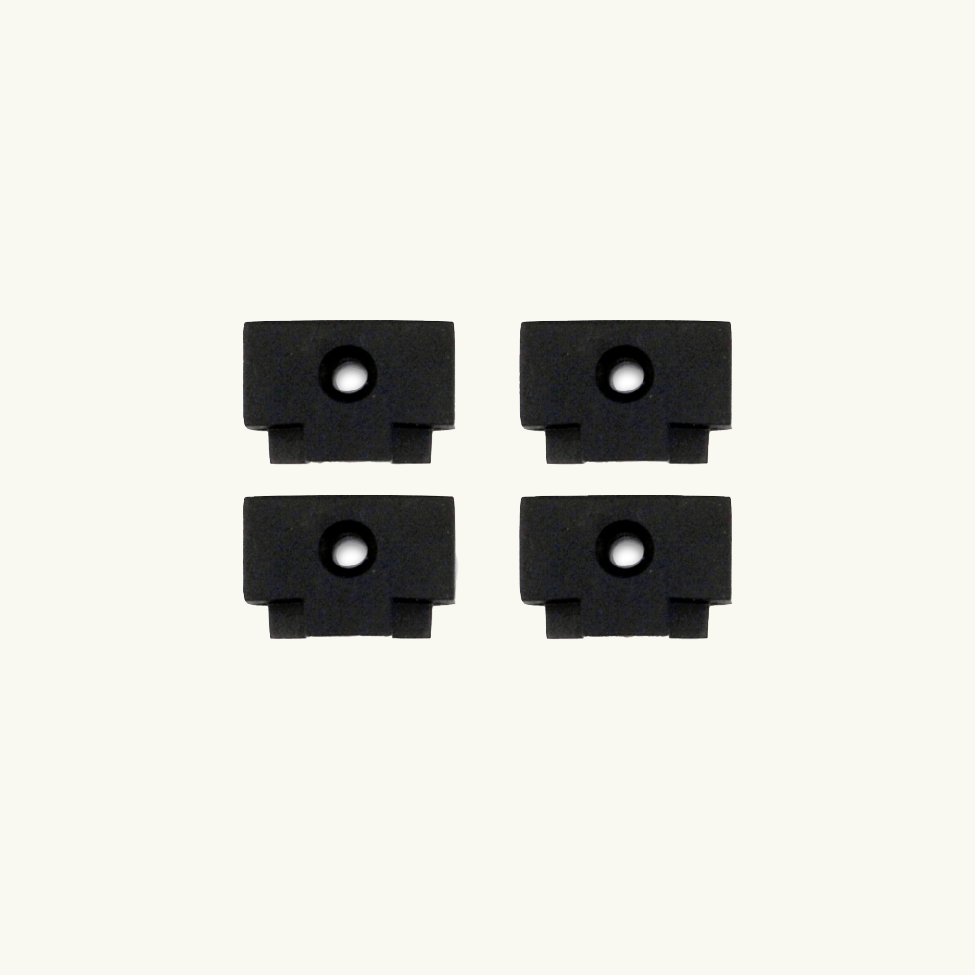 Venture L-Track Rectangle End Caps (4 Pack)