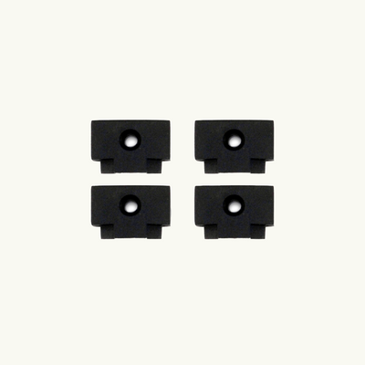 Venture L-Track Rectangle End Caps (4 Pack)