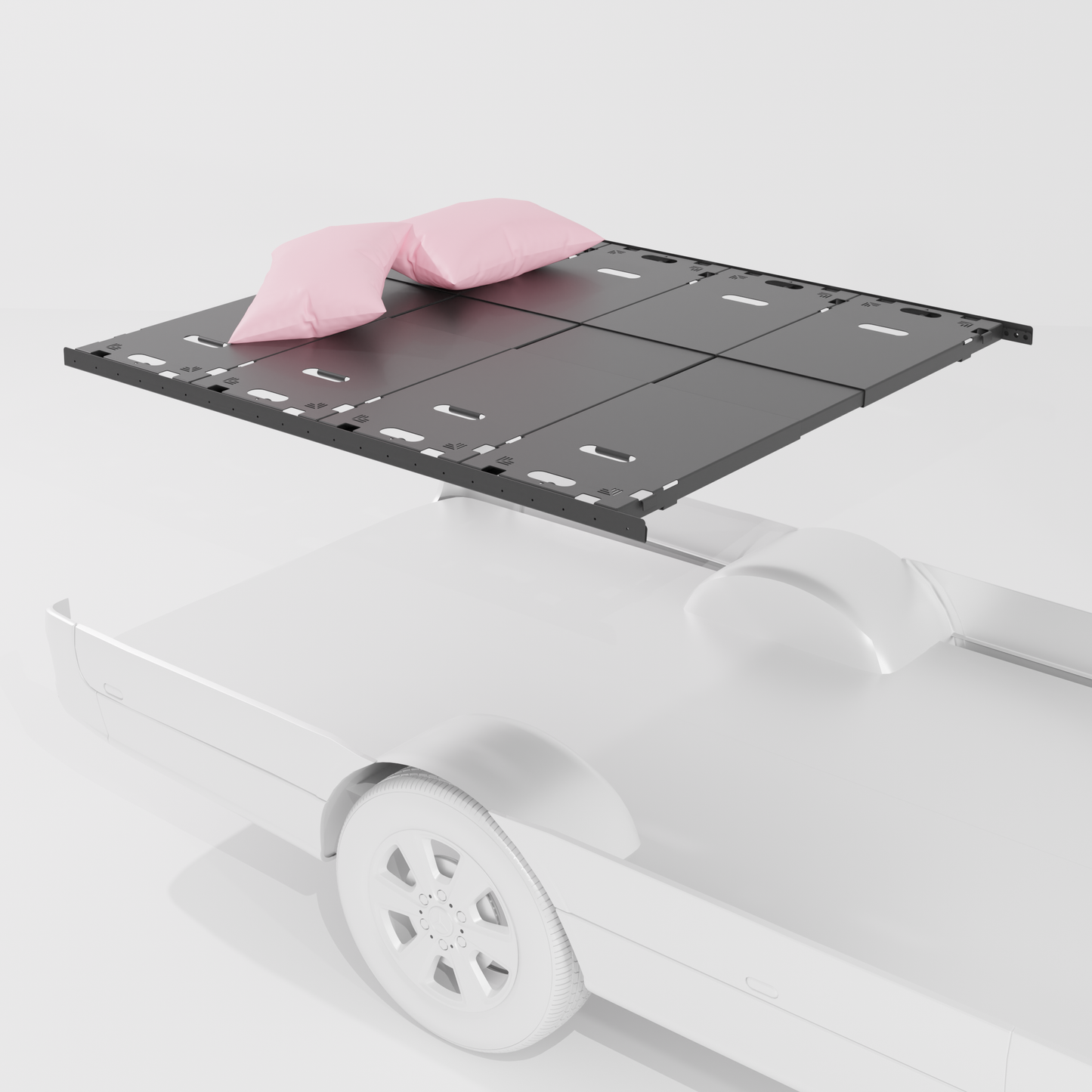 4 Panel Platform Bed