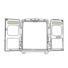 Load image into Gallery viewer, Ram Promaster Upper Rear Door Storage Panels (Pair)

