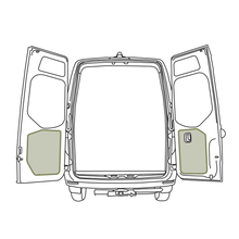 Load image into Gallery viewer, Mercedes-Benz Sprinter VS30 Lower Rear Door Storage Panels (Pair)
