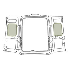 Load image into Gallery viewer, Ford Transit Middle Rear Door Storage Panels (Pair)
