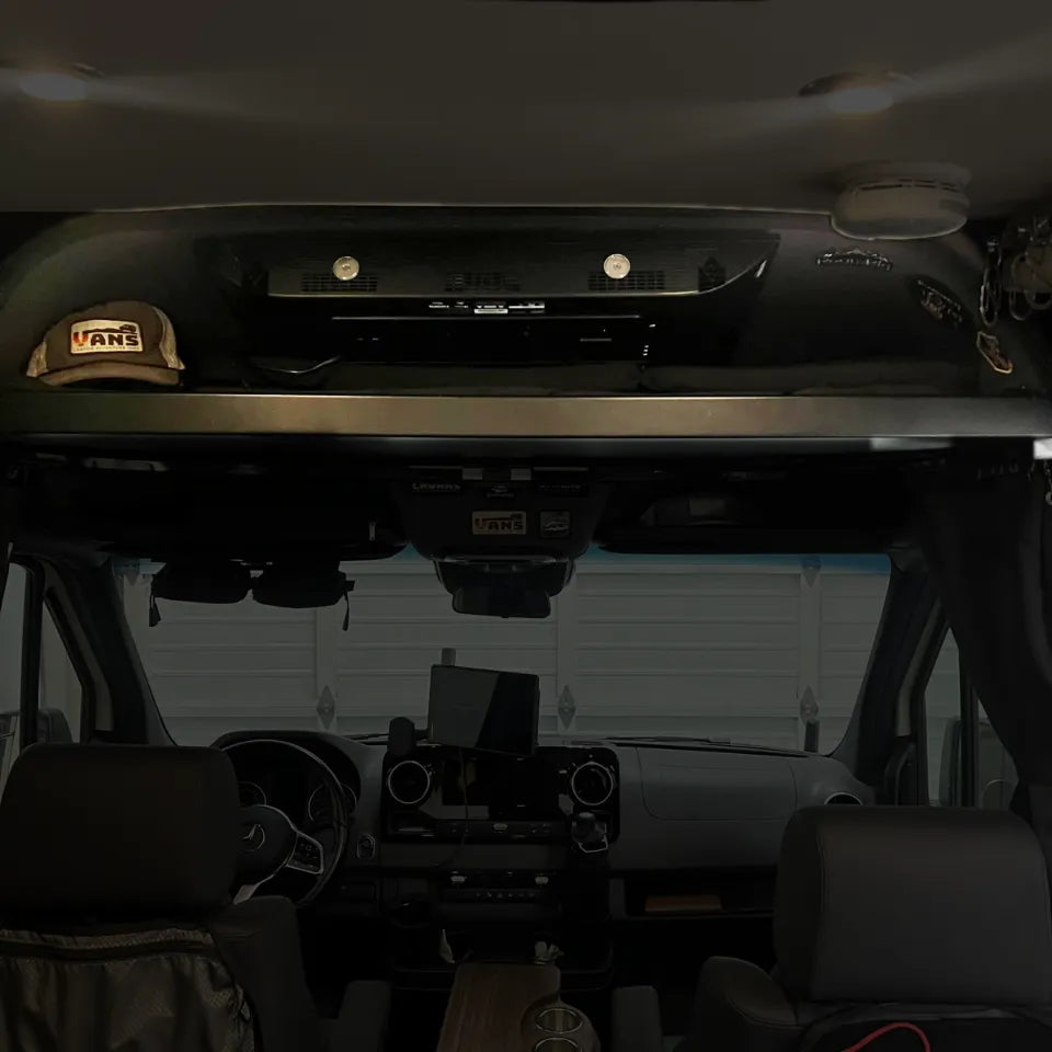 2019+ Headliner Shelf No Curtain Rod