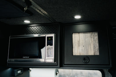20" Microwave Cabinet (Angled) - 20" x 15" x 15"