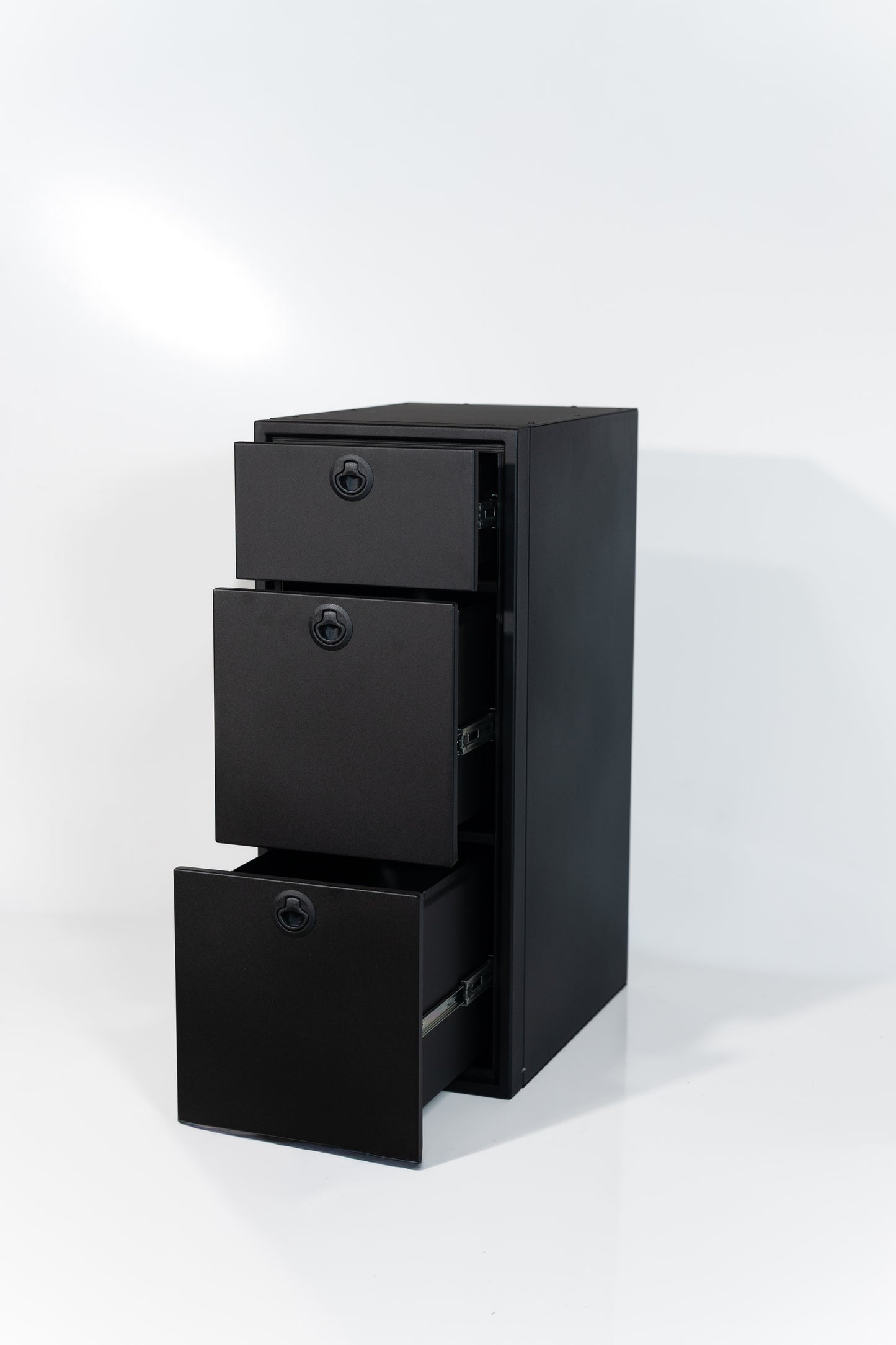15" Three Drawer Base: 15" Length x 22" Deep x 36" Height (Deep)