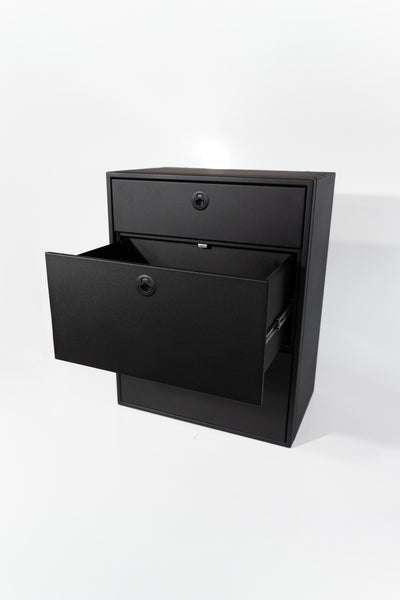 28" Three Drawer Base Cabinet (Shallow) - 28" x 18" x 36"