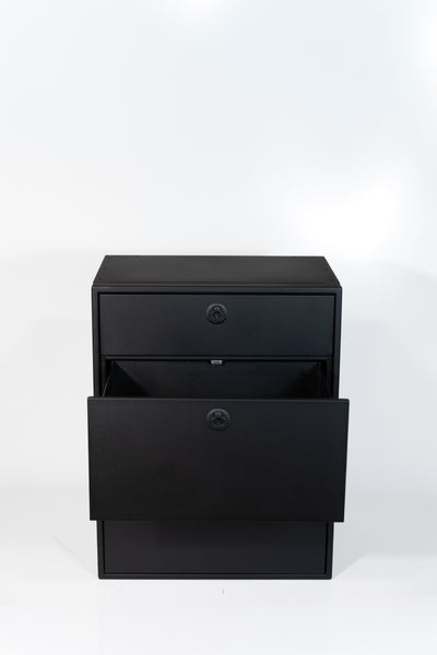 28" Three Drawer Base Cabinet (Shallow) - 28" x 18" x 36"