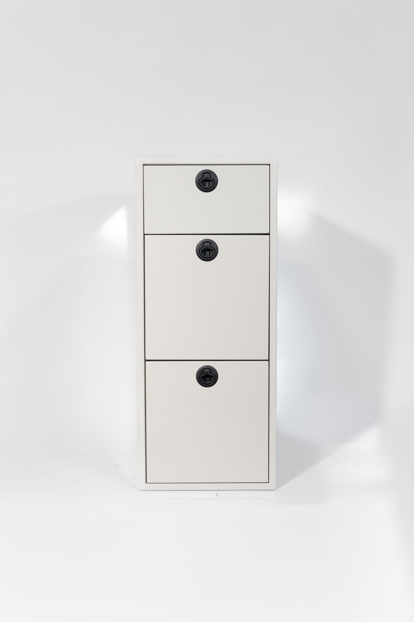 15" Three Drawer Base Cabinet: 15" Length x 18" Deep x 36" Height