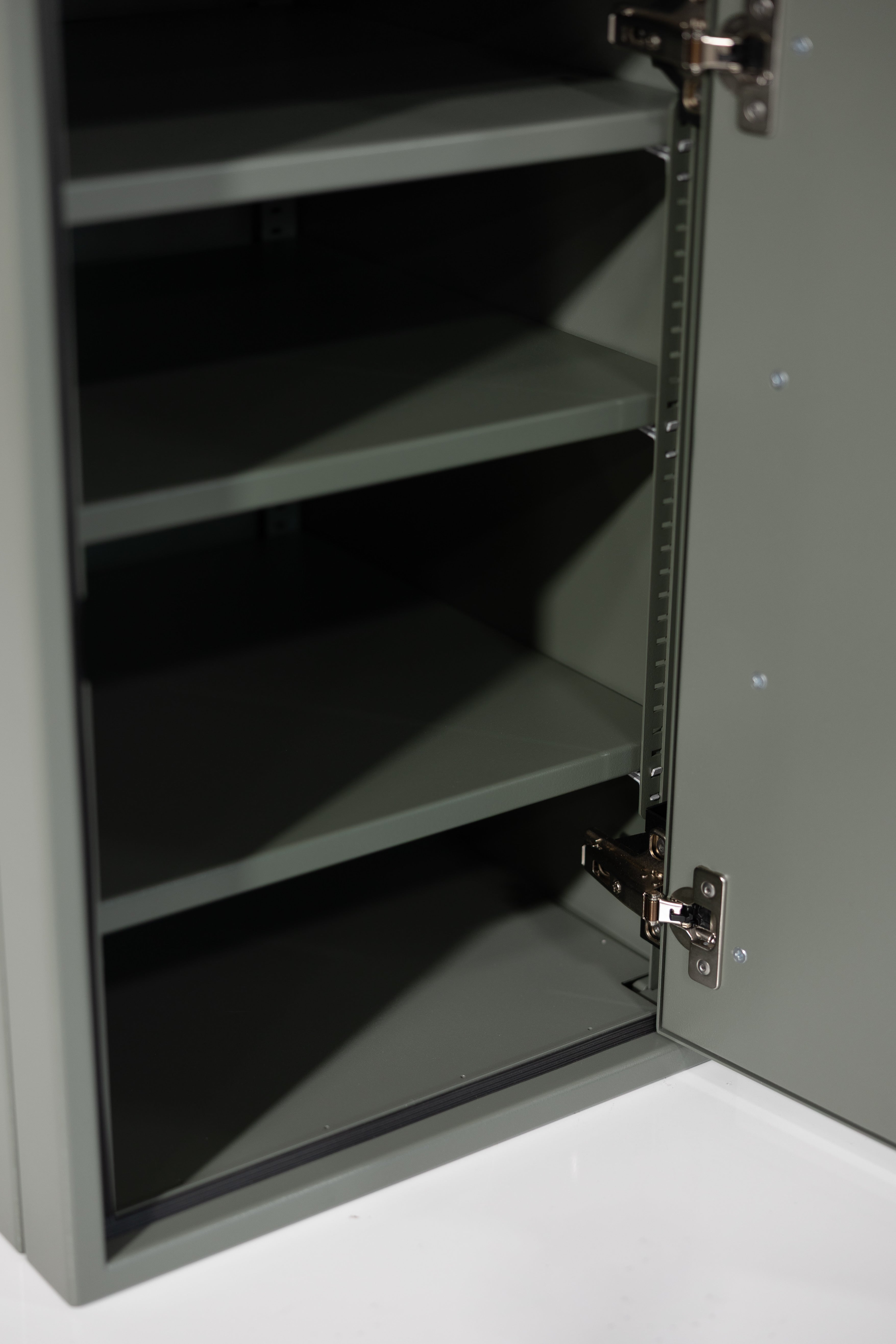 16" One Door Ekko Cabinet - 16" x 18" x 25" - Right of Microwave