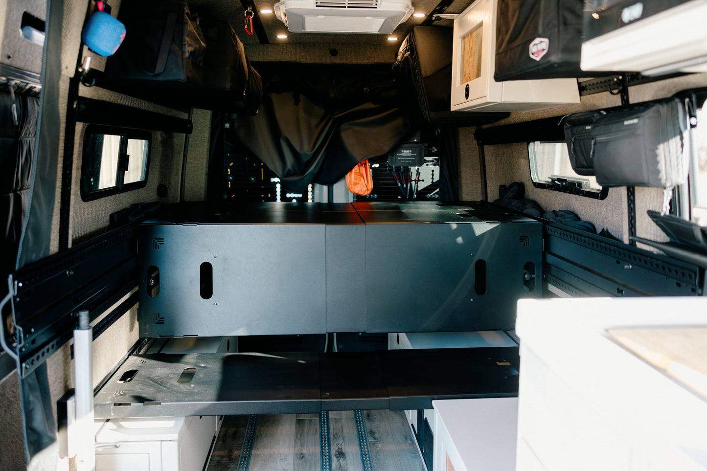 75" Double Bed Rail with Base Channel System