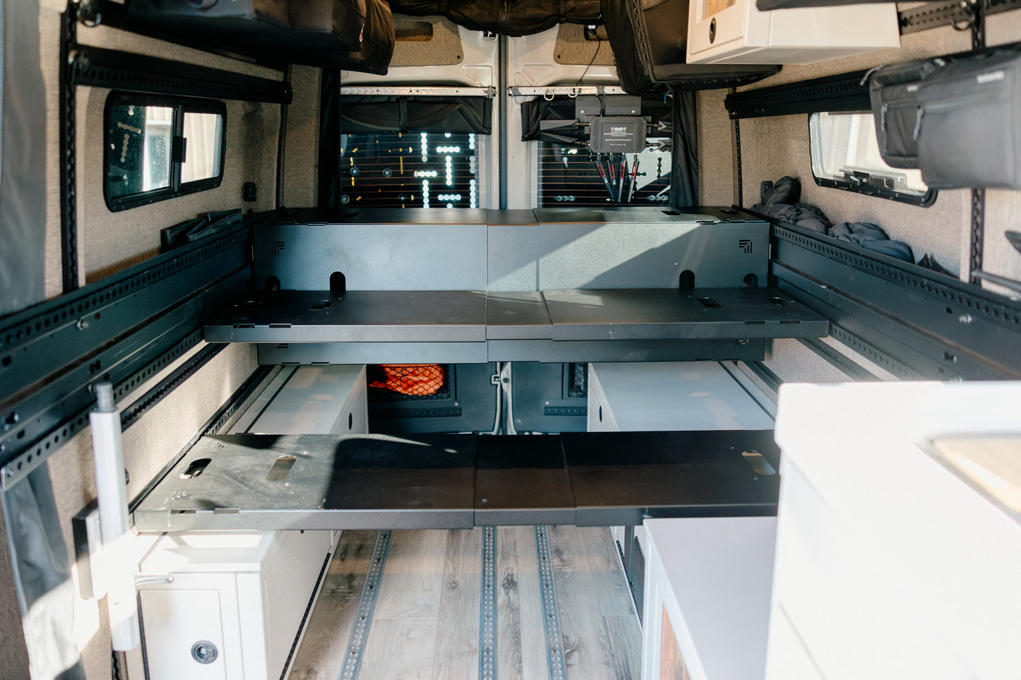 75" Double Bed Rail with Base Channel System