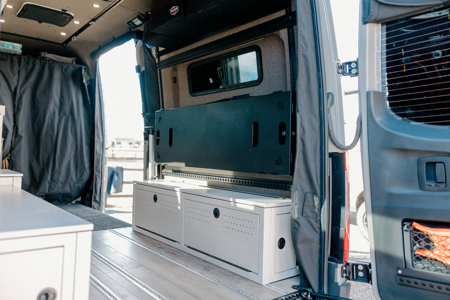 75" Double Bed Rail with Base Channel System