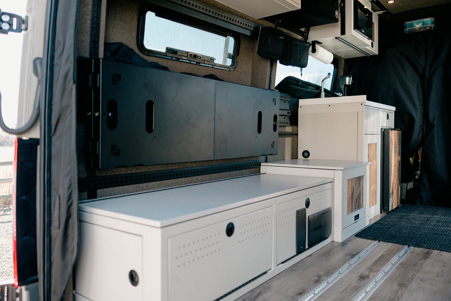 75" Double Bed Rail with Base Channel System