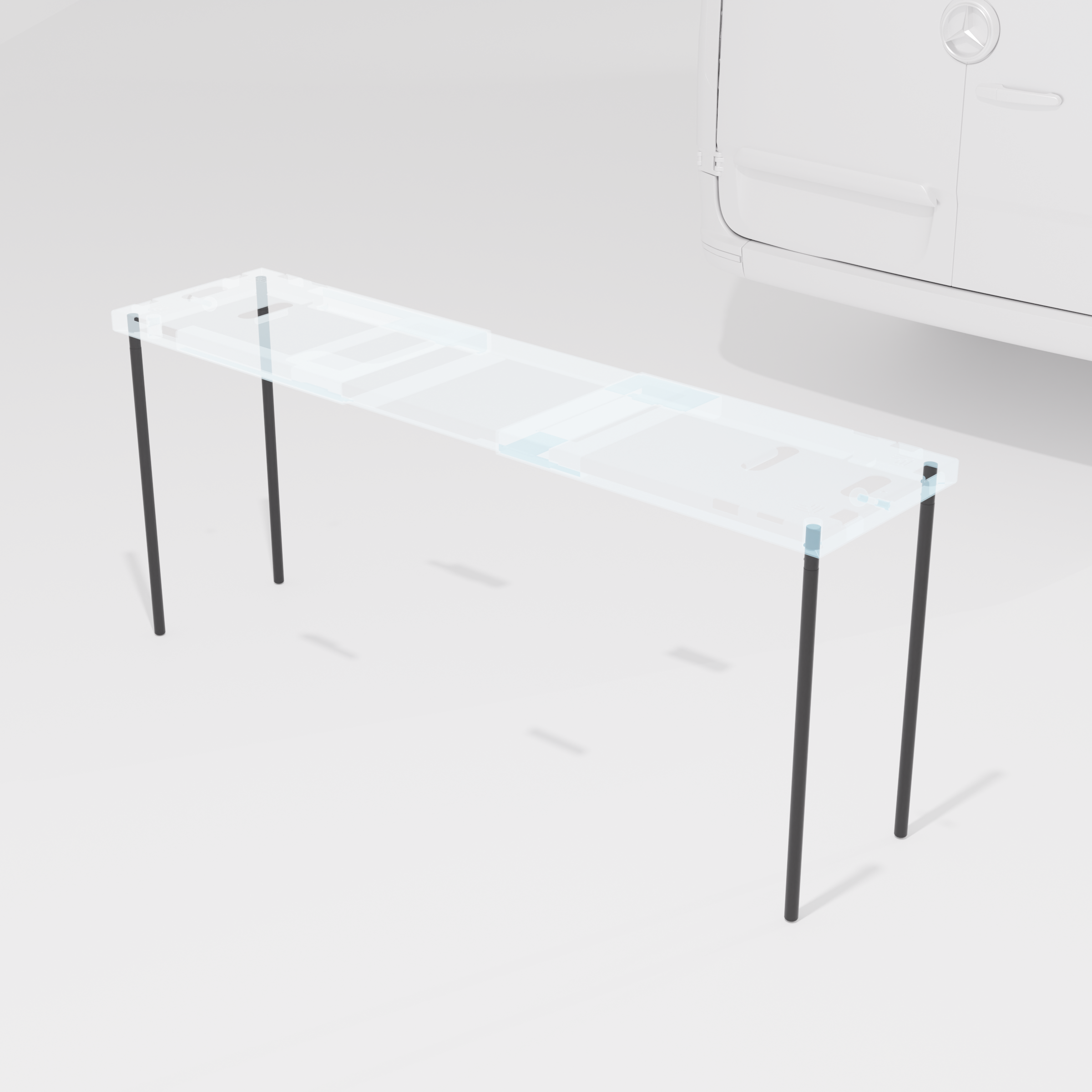 Table Legs for Bed System